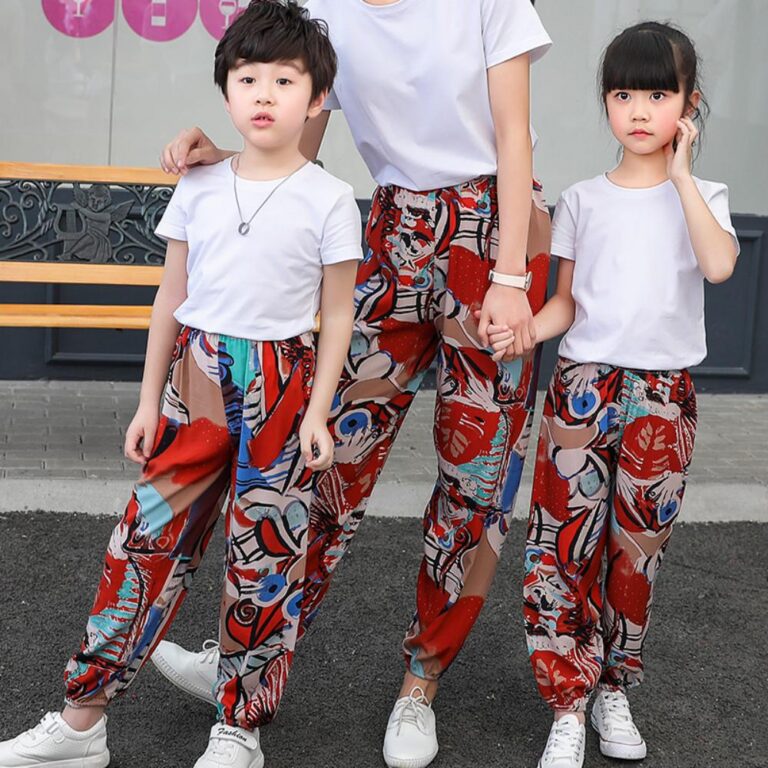 绵绸亲子长裤 Viscose Matching Family Pants