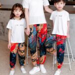 绵绸亲子长裤 Viscose Matching Family Pants