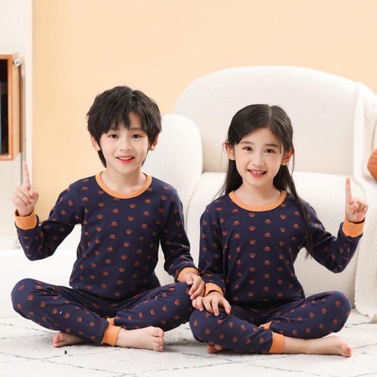 儿童秋冬家居服 Kids' Autumn/Winter Cotton Loungewear Set